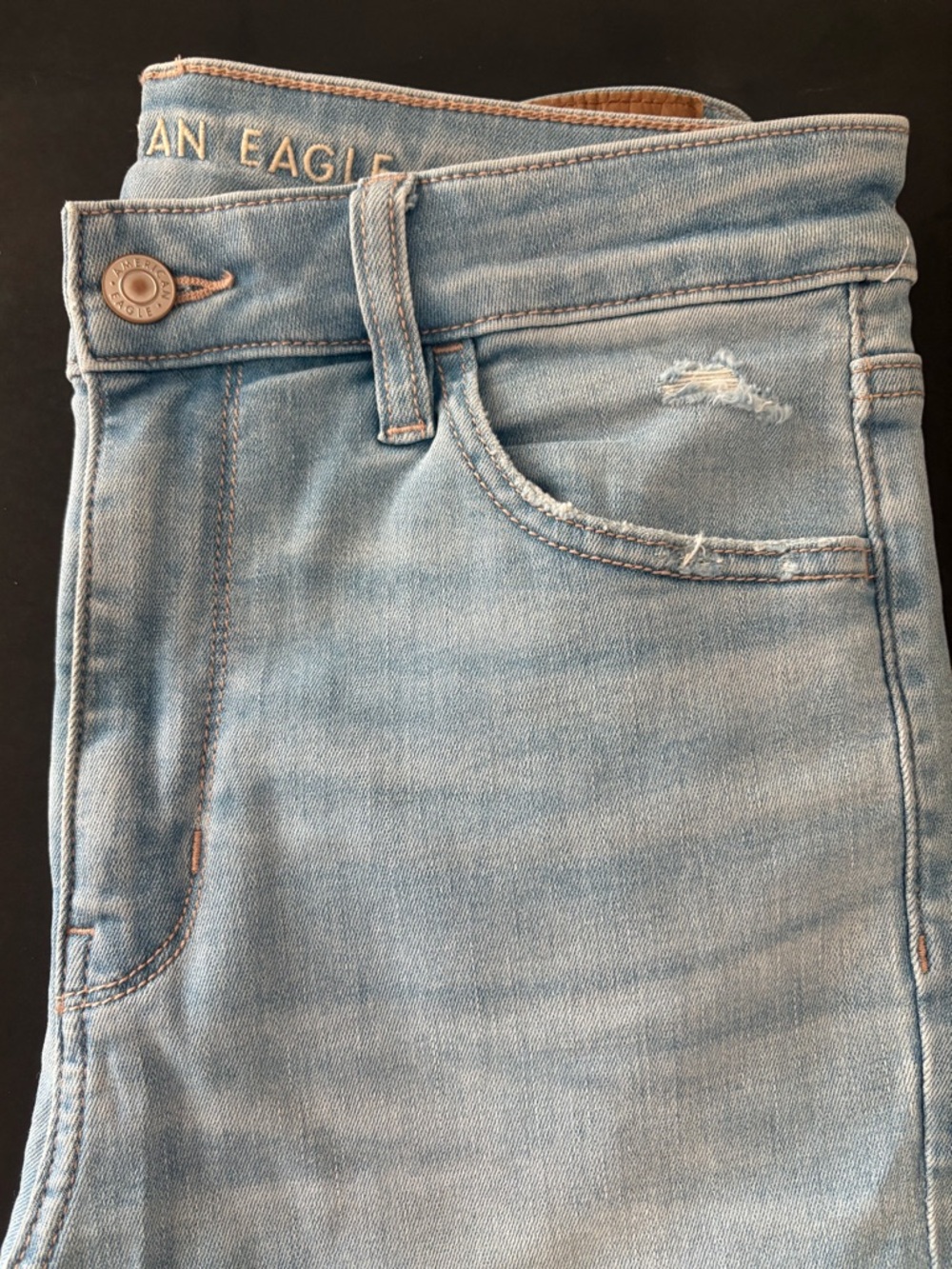 American Eagle Outfitters Light Blue Women's Jeggings - Picture 2 of 10